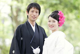 写真: 新郎新婦